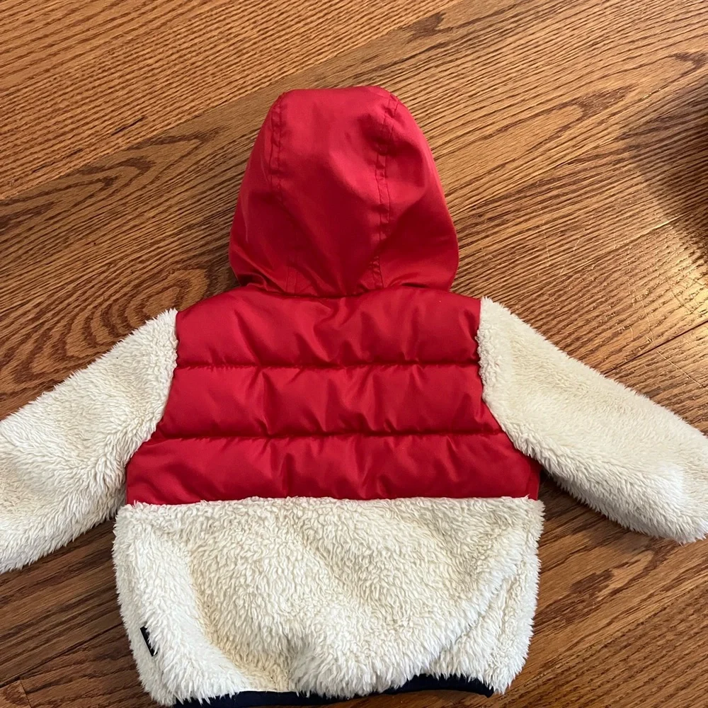 GAP Baby Red and Cream Jacket